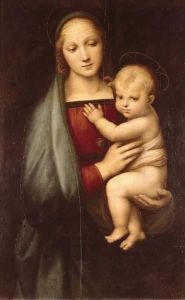 Reprodukcja Madonna of the Grand Duke 1504 Rafael Santi