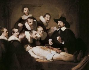 Reprodukcja The Anatomy Lecture of Dr Nicolaes Tulp 1632 Rembrandt