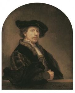 Reprodukcja Selfportrait at the age of 34 1640 Rembrandt