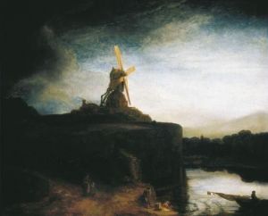 Reprodukcja The Mill 1645 1648 Rembrandt