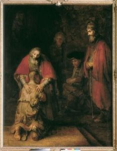 Reprodukcja Old Man Seated 1654 Rembrandt