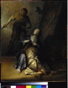 Reprodukcja Simson und Delila Rembrandt