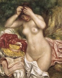 Reprodukcja Bather Arranging Her Hair 1893 Auguste Renoir