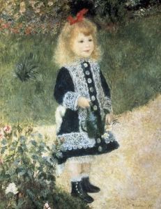 Reprodukcja A Girl with a Watering Can 1876 Auguste Renoir