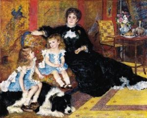 Reprodukcja Madame Georges Charpentier and Her Children 1878 Auguste Renoir