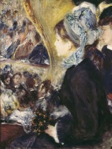 Reprodukcja At the Theatre 18761877 Auguste Renoir