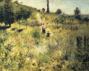 Reprodukcja The Path through the Long Grass ca. 1875 Auguste Renoir