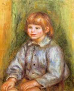 Reprodukcja Seated Portrait of Claude Renoir 19051908 Auguste Renoir