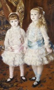 Reprodukcja Pink and Blue or The Cahen d\'Anvers Girls 1881 Auguste Renoir