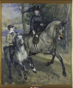 Reprodukcja Reiterin im Bois de Boulogne Auguste Renoir