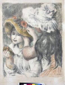 Reprodukcja Der aufgesteckte Hut Auguste Renoir