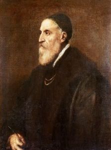 Reprodukcja Selfportrait 1567 Tiziano Vecello (Tycjan)