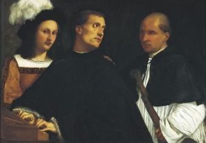 Reprodukcja Interrupted Concert ca. 1512 Tiziano Vecello (Tycjan)