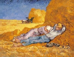 Reprodukcja Noon or The Siesta after Millet 18891890 Vincent van Gogh