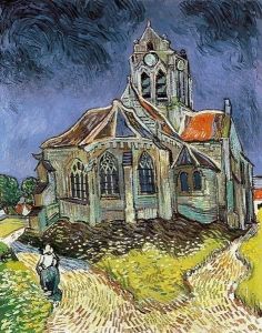 Reprodukcja The Church at AuverssurOise (L\'église d\'AuverssurOise vue du chevet) 1890 Vincent van Go