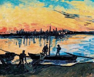 Reprodukcja The Stevedores in Arles 1888 Vincent van Gogh