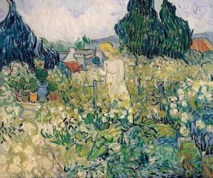 Reprodukcja Mademoiselle Gachet in her garden at AuverssurOise (Mademoiselle Gachet 1890 Vincent van