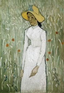 Reprodukcja Girl in white 1890 Vincent van Gogh