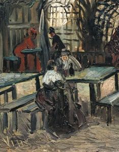 Reprodukcja Terrace of the Café La Guinguuette 1886 Vincent van Gogh