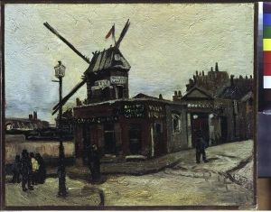 Reprodukcja Le Moulin de la Galette Vincent van Gogh