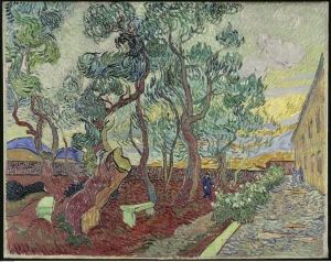 Reprodukcja Der Irrenhausgarten von SaintRémy Vincent van Gogh