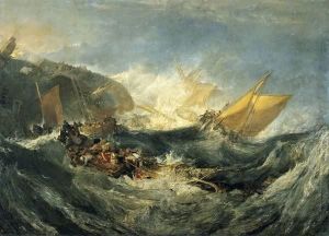 Reprodukcja The shipwreck of the Minotaur ca. 1810 William Turner