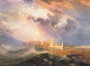 Reprodukcja Quillebeuf Mouth of the Seine 1833 William Turner