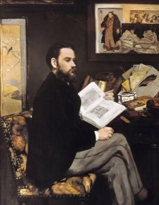 Reprodukcja Portrait of Emile Zola 1868 Edouard Manet