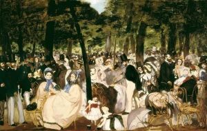 Reprodukcja Music in the Tuileries Gardens 1862 Edouard Manet