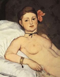 Reprodukcja Olympia 1863 Edouard Manet