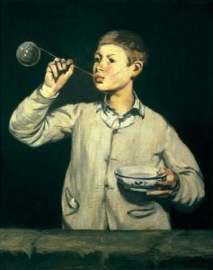 Reprodukcja Boy blowing bubbles 1867 Edouard Manet