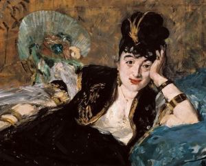 Reprodukcja The Lady with Fans Portrait of Nina de Callias 1873 Edouard Manet