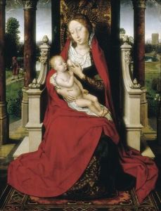 Reprodukcja Madonna 1475 Hans Memling