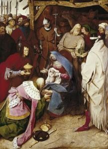Reprodukcja The Adoration of the Kings 1564 Pieter Bruegel