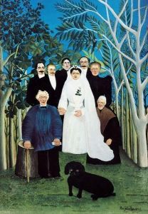 Reprodukcja The Wedding Party ca. 1896 Henri Rousseau