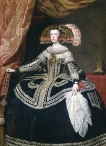 Reprodukcja Queen Mariana of Austria 1652 Diego Velazquez