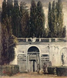 Reprodukcja The Gardens of the Villa Medici in Rome 1650 Diego Velazquez