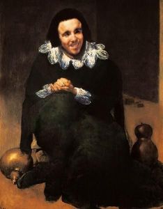 Reprodukcja The Buffoon Calabacillas 1636 Diego Velazquez