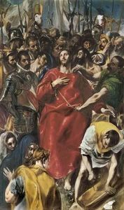 Reprodukcja The Disrobing of Christ 15771579 El Greco