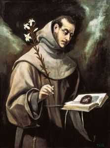Reprodukcja Saint Anthony of Padua 1576 El Greco