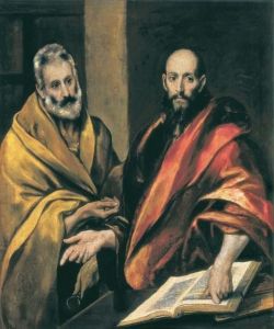 Reprodukcja Saints Peter and Paul ca. 16871592 El Greco