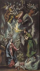 Reprodukcja The Annunciation 1597 El Greco