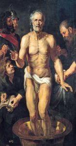 Reprodukcja The Death of Seneca. 1614 Peter Paul Rubens