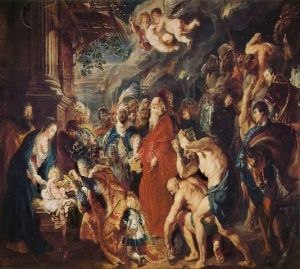 Reprodukcja The Adoration of the Magi 1609 Peter Paul Rubens