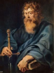 Reprodukcja Saint Paul ca. 1610 ca. 1612 Peter Paul Rubens