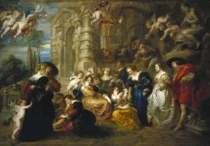 Reprodukcja The Garden of Love 1635 Peter Paul Rubens