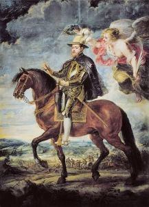 Reprodukcja Philip II Crowned by Victory 1628 Peter Paul Rubens