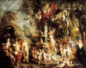 Reprodukcja The Feast of Venus ca. 1639 Peter Paul Rubens
