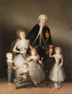 Reprodukcja The Duke of Osuna and his Family 1788 Francisco Goya