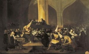 Reprodukcja Scene of the Inquisition 18151819 Francisco Goya